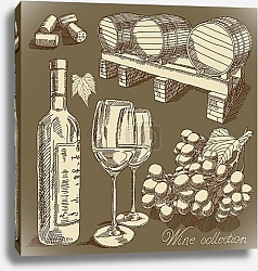 Постер Винная коллекция №2