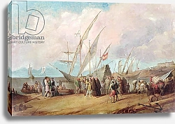 Постер Школа: Испанская 19в. Departure of Christopher Columbus from Palos