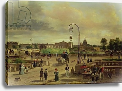 Постер Канелла Джузеппе La Place de la Concorde in 1829