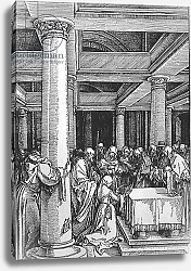 Постер Дюрер Альбрехт The Presentation in the Temple, c.1503/4