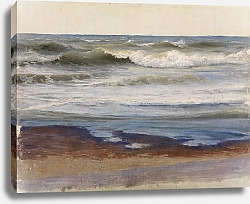 Постер Ширмер Йоханн Морской прибой на побережье Нормандии