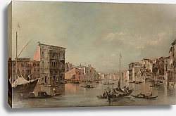 Постер Гварди Франческо (Francesco Guardi) Большой канал в Венеции с Палаццо Бембо