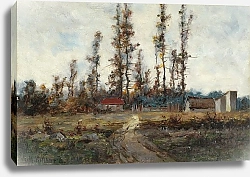 Постер Пейзаж близ Барбизона, Франция