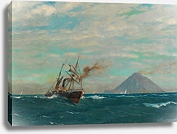 Постер Димер Майкл Зено Regatta off the Island of Stromboli