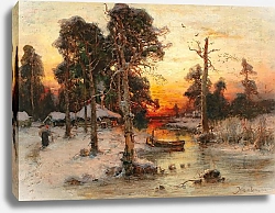 Постер Клевер Юлий Возвращение Домой На Закате