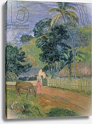 Постер Гоген Поль (Paul Gauguin) Landscape, 1899