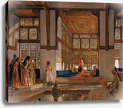 Постер Льюис Джон A Lady Receiving Visitors