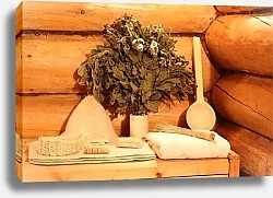 Постер Банные принадлежности в русской бане