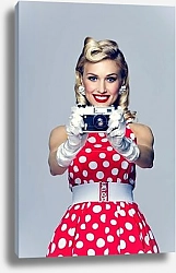 Постер Актриса с фотокамерой