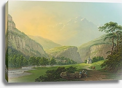 Постер Блейлер Иоганн Генрих Bey Airolo am Fusse des St Gotthard im Livinerthal