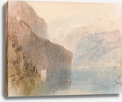 Постер Тернер Уильям (William Turner) Tell’s Chapel, Lake Lucerne