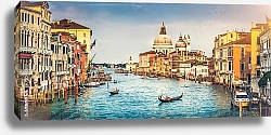 Постер Италия. Венеция. Гранд-канал и церковь Санта Мария делла Салюте