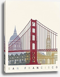 Постер Сан-Франциско: Мосты и горизонты города мечты