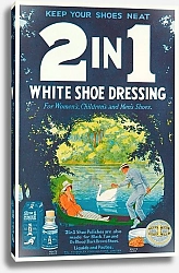 Постер Неизвестен 2in1 White Shoe Dressing
