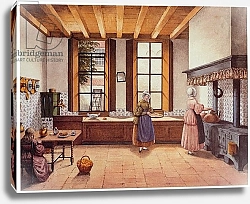 Постер Бест Мари Kitchen of the Zwijnshoofd Hotel at Arnhem, 1838