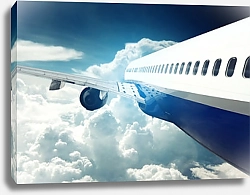 Постер Самолет в полете