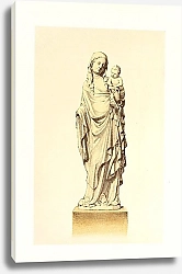 Постер Робинсон Джон Statuette of the Virgin and Child, in Carved Boxwood