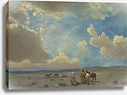 Постер Бирштад Альберт Индейский лагерь