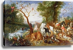 Постер Кессель Ян The Animals entering Noah's Ark 1