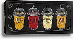 Постер Виды сока