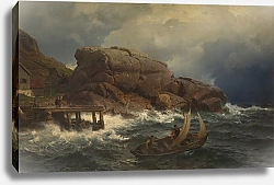 Постер Гуде Ханс Норвежский морской порт