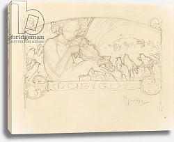 Постер Муха Альфонс Study of a Woman Playing Violin,