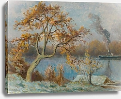 Постер Люс Максимильен Les Bords De Seine Au Printemps