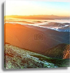 Постер Закат над пустыней Сахара 1