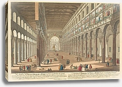 Постер Баулес Томас 3 Внутренняя часть церкви Святого Павла в Риме, построенной Константином Великим…