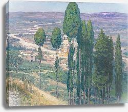 Постер Готвальд Фредерик Долина Умбрии, Италия