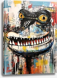 Постер Bizarre animals. Crocodile