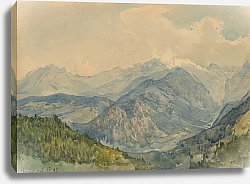 Постер Герсон Войцех View from Gęsia Szyja Peak in the Tatra Mountains