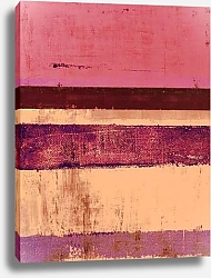 Постер Лиловая абстракция с полосами