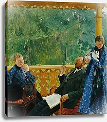 Постер Кустодиев Борис Семейная фотография