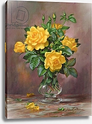 Постер Уильямс Альберт (совр) AB/303 Radiant Yellow Roses
