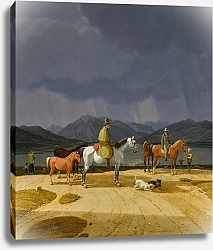 Постер Кобель Уильям Всадники перед Тегернзее