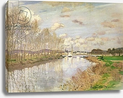 Постер Моне Клод (Claude Monet) The Yacht at Argenteuil, 1875