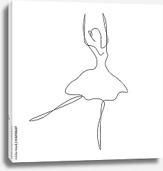 Постер Танцующая балерина 2