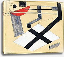 Постер Лисицкий Эл Study for Proun30T, 1920 1