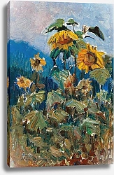 Постер Эгнер Мари Study of Sunflowers