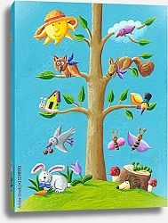 Постер Счастливое дерево