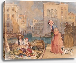 Постер Льюис Джон Торговцы фруктами на Венецианском канале