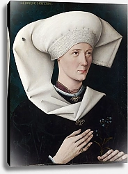 Постер Неизвестен Портрет женщины из Священной Семьи