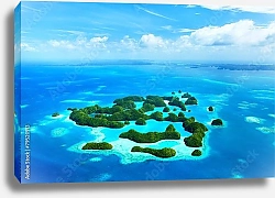 Постер Острова Палау, вид сверху 2