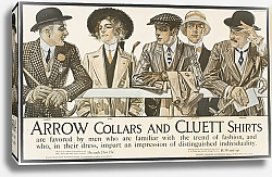 Постер Легендекер Дж. К. Arrow collars. Cluett shirts