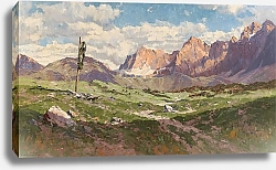 Постер Маурус Ганс The Seiser Alm in South Tyrol