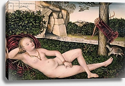 Постер Кранах Лукас Старший Diana Resting, or The Nymph of the Fountain, 1537