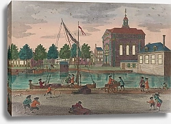 Постер Пробст Георг View of the Episcopal, or English church in Rotterdam