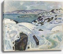 Постер Мунк Эдвард Winter on the Fiord