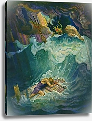 Постер Уайет Ньюэлл The raft of Odysseus, 1929